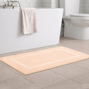 Toalla De Piso Signature Nautica Home 100% Algod&oacute;n 45x76cm Rosada