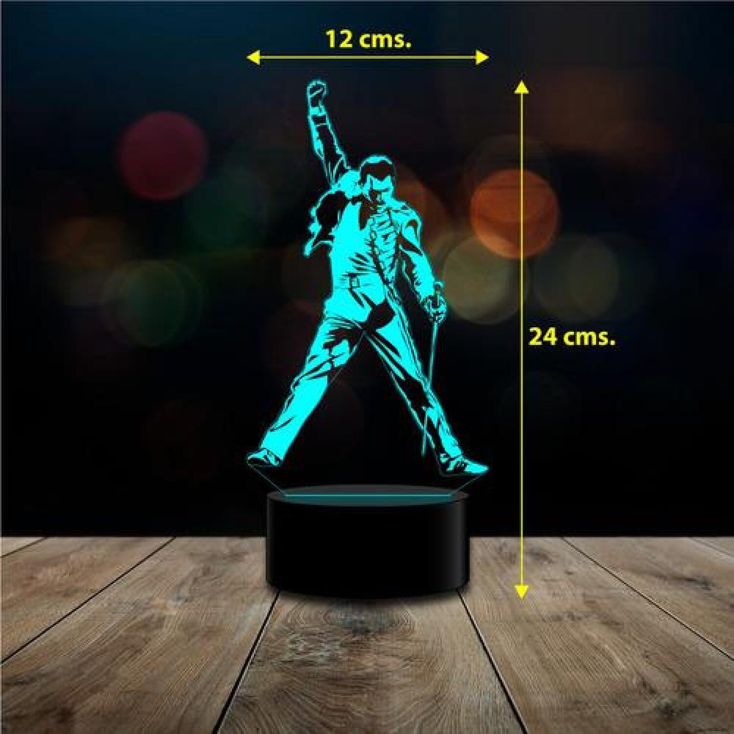 Ilusi&oacute;n Led 3d Freddy M Queen C/remoto Colores image number 2.0