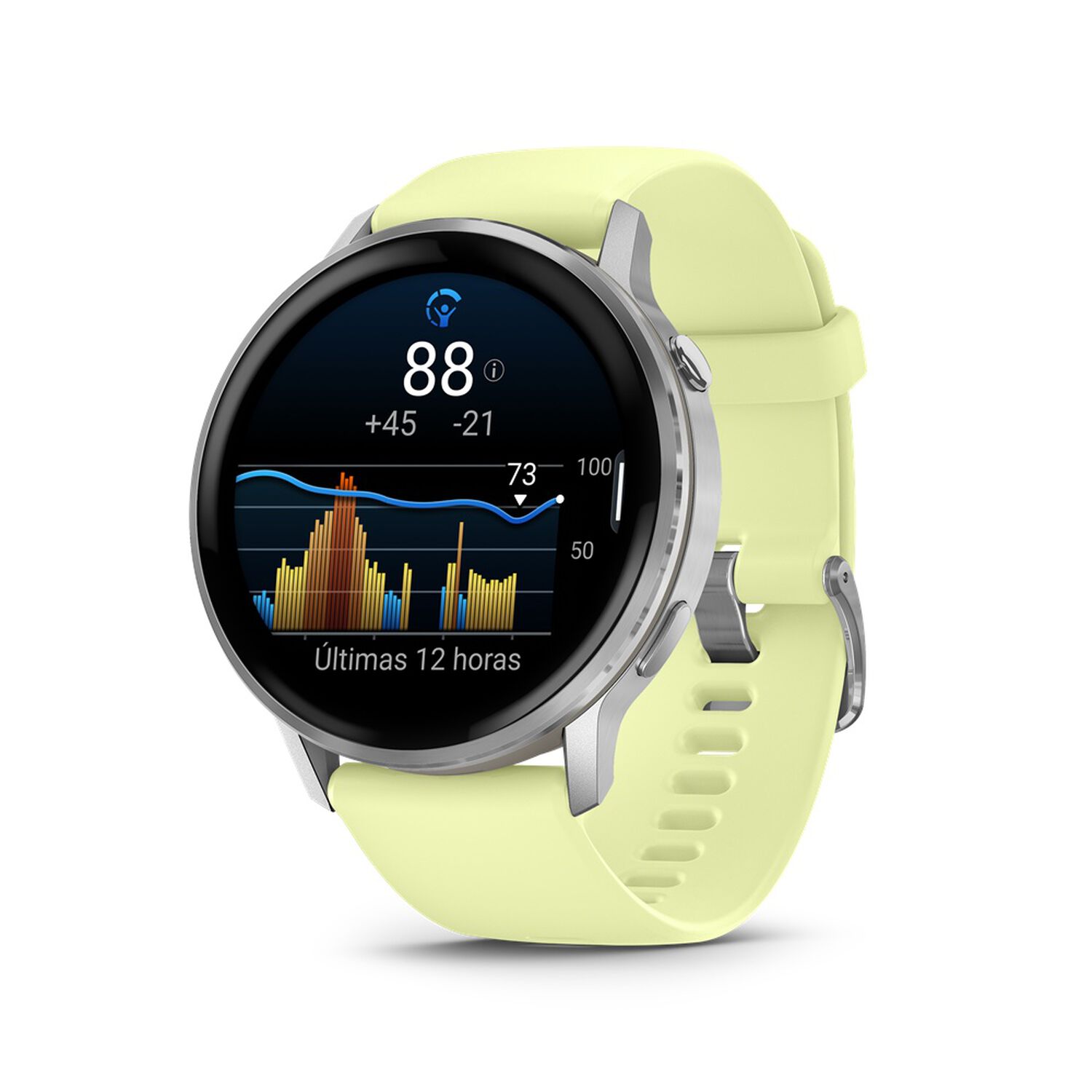 Smartwatch Venu 4 (45mm) Gray Silver Citron Garmin image number 3.0
