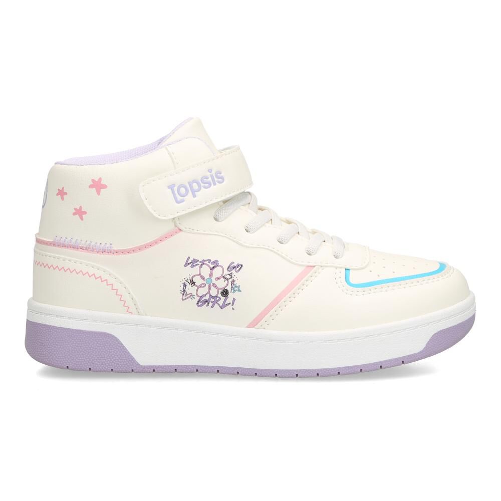 Zapatilla Infantil Ni&ntilde;a Topsis White image number 2.0