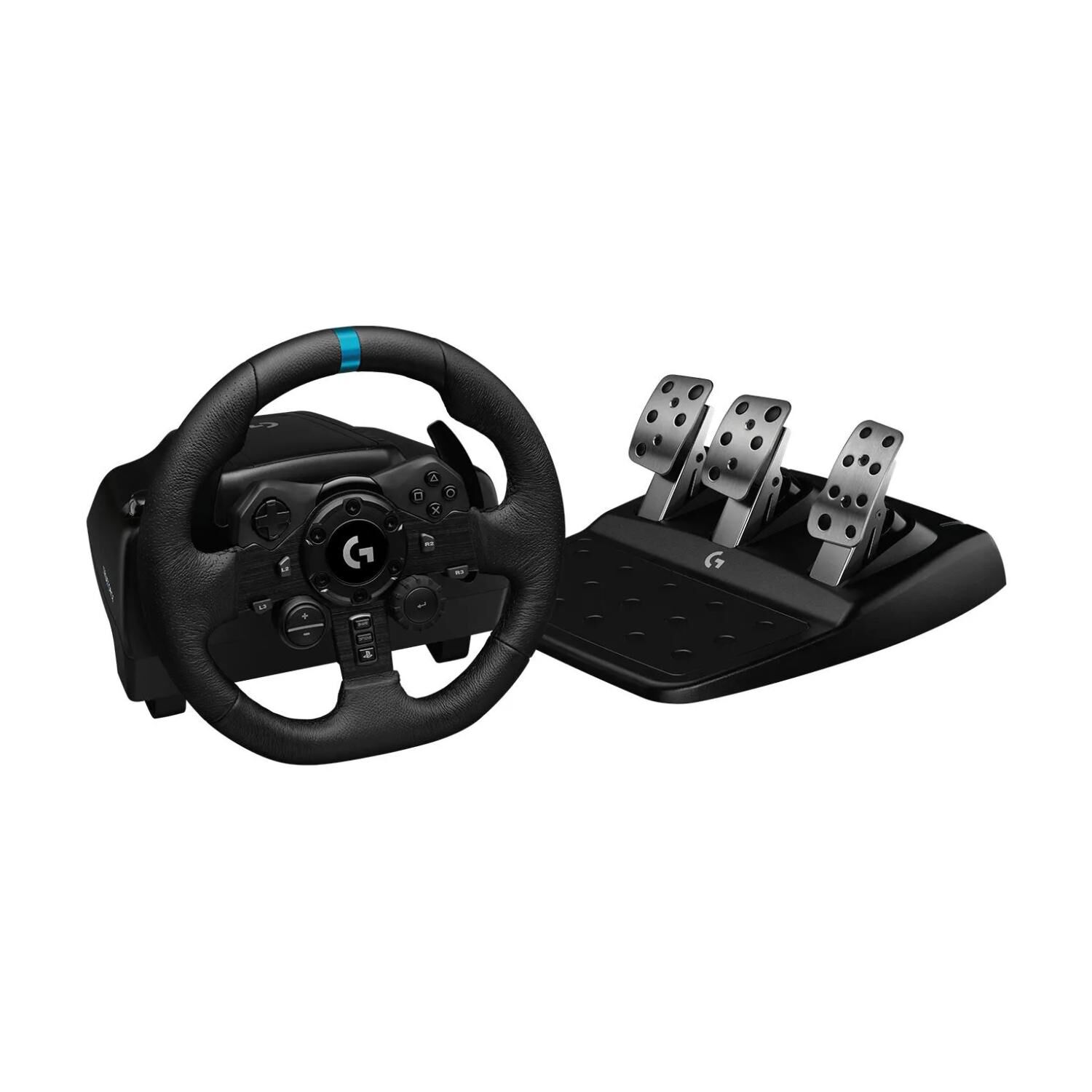 Volante Simulador Ps4 Ps5 Pc Usb Pedales Negro G923 image number 0.0
