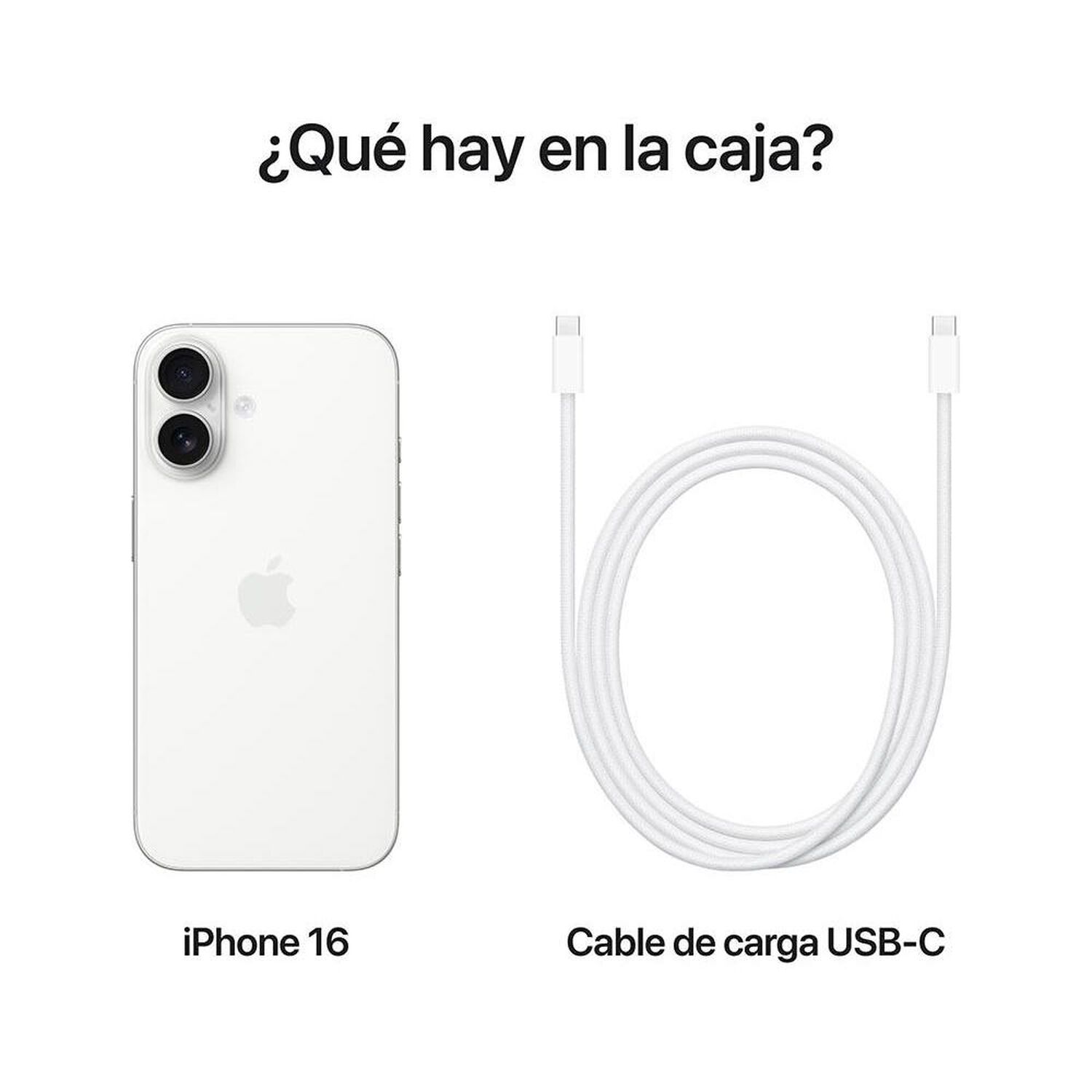 iPhone 16 Apple / 5G / 128 GB / Blanco / Liberado image number 6.0