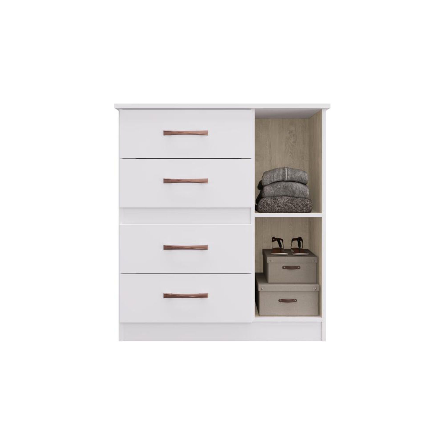 Comoda Di Poretti Design Caribe / 1 Puerta / 4 Cajones image number 2.0