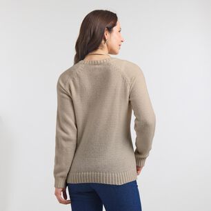Sweater B&aacute;sico Regular Manga Larga Cuello Alto Mujer Geeps