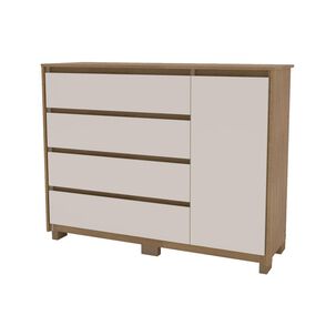 Cómoda Vekka Home Comoda Coimbra / 1 Puerta / 4 Cajones