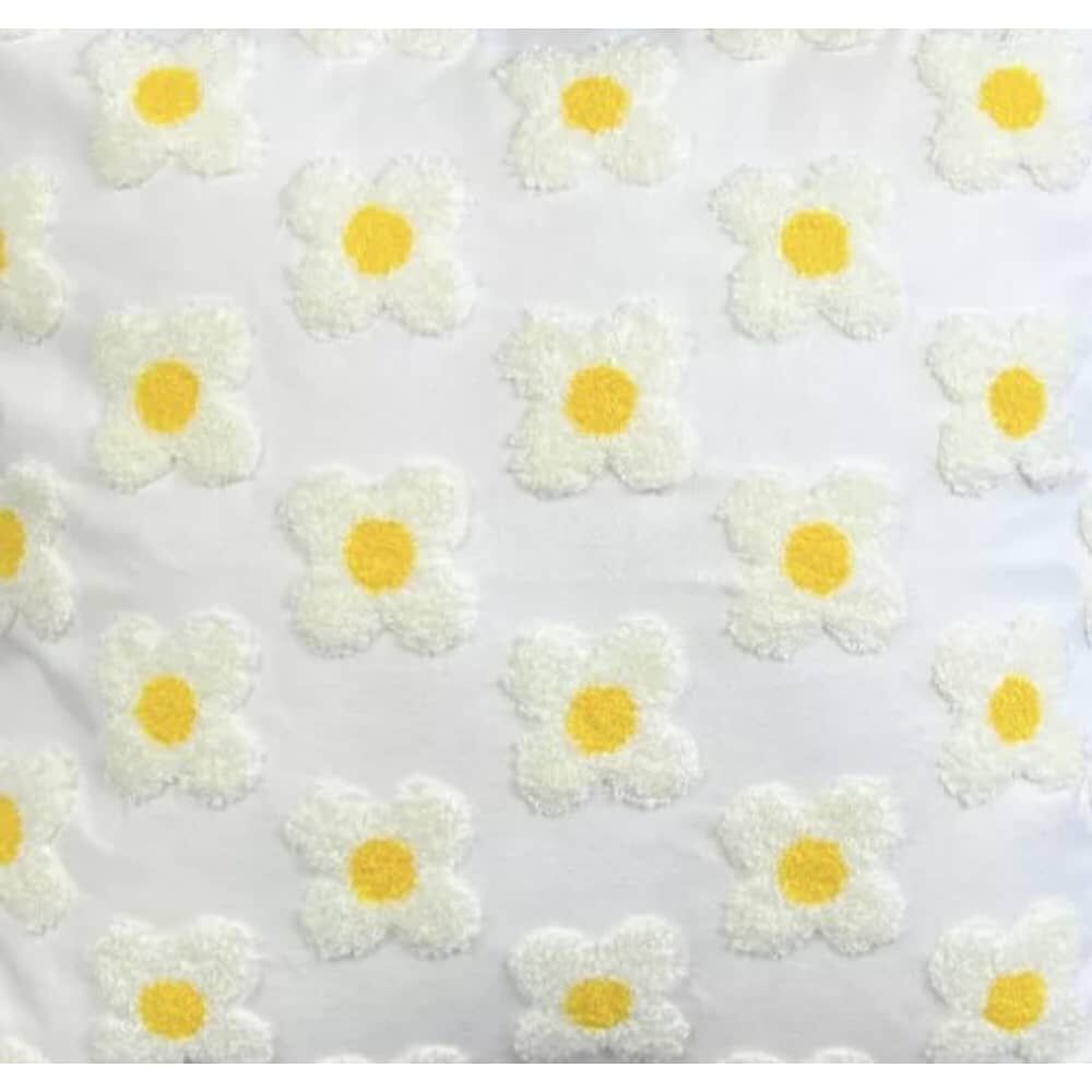 Funda Bordada Para Cojin 45x45cm Cierre Oculto Algodon image number 2.0