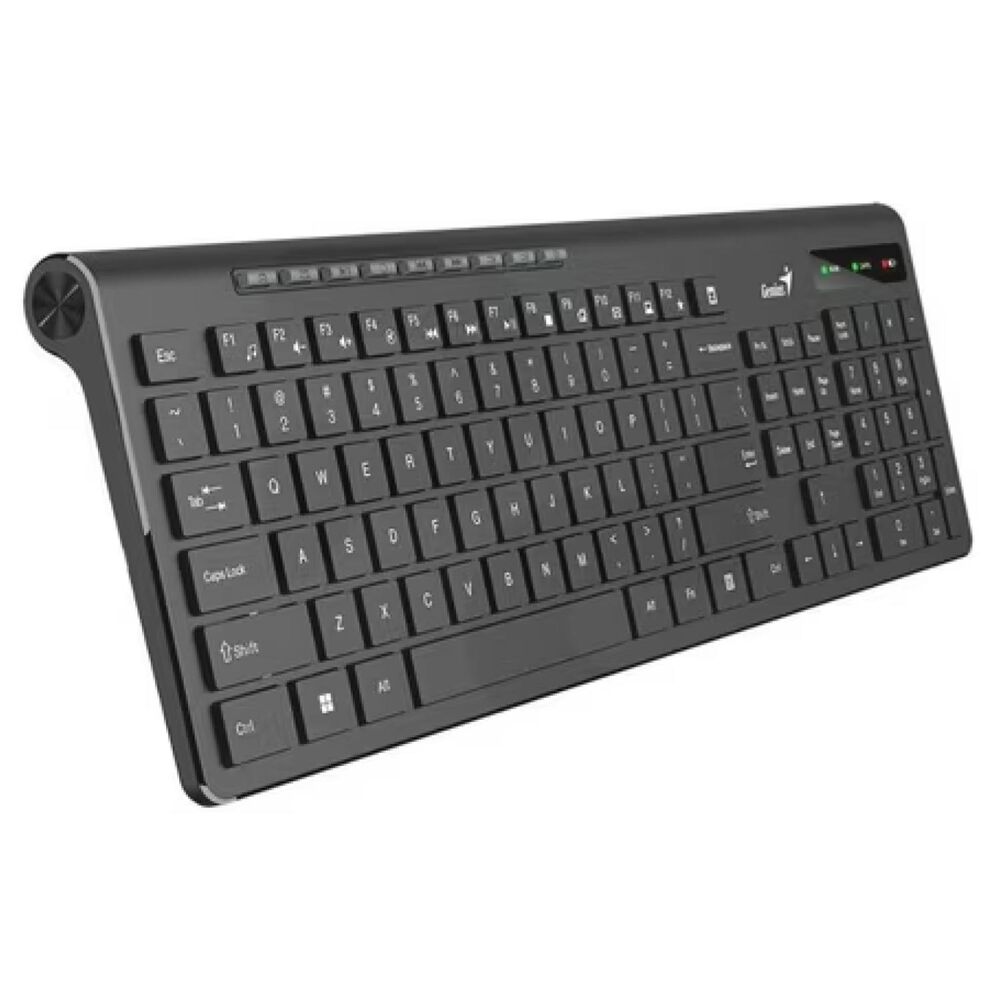 Teclado Inalambrico Usb Ergonomico Multimedia Slimstar 7230 image number 0.0