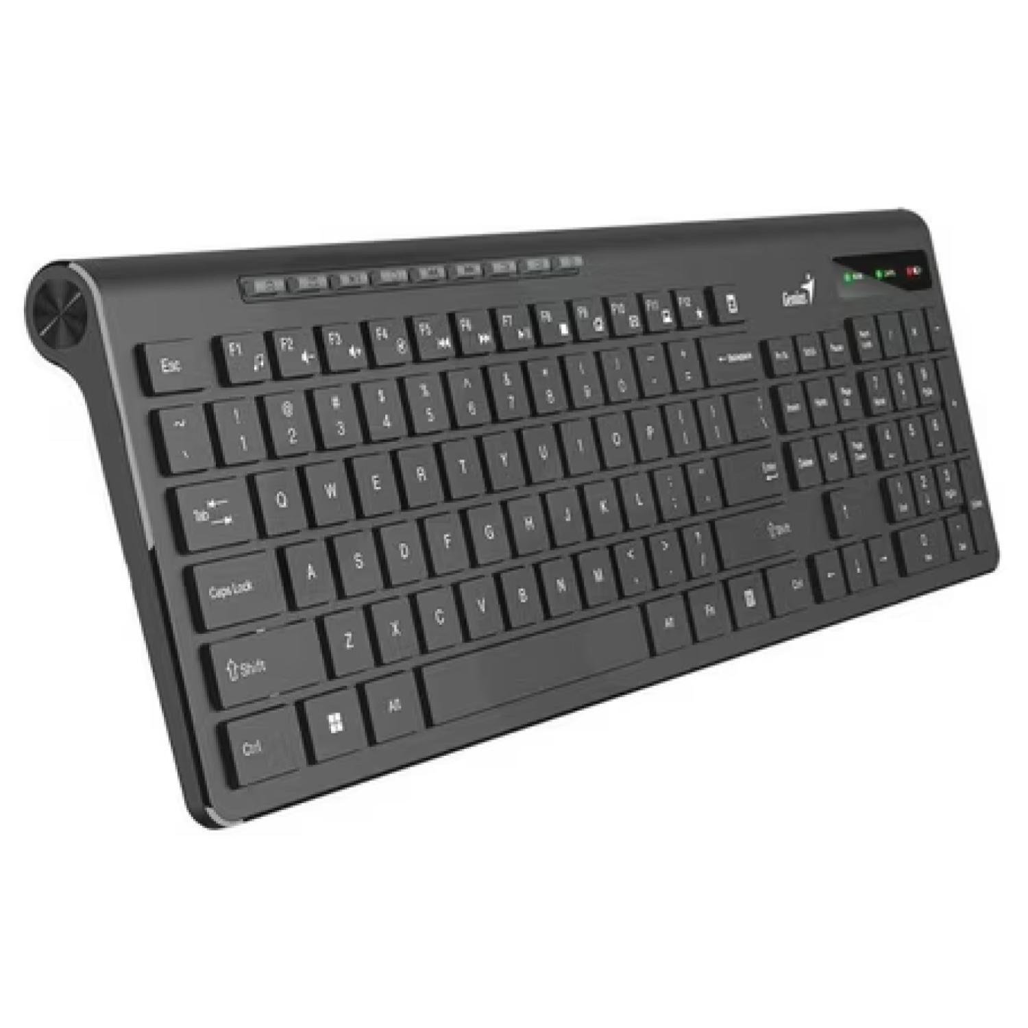 Teclado Inalambrico Usb Ergonomico Multimedia Slimstar 7230 image number 0.0