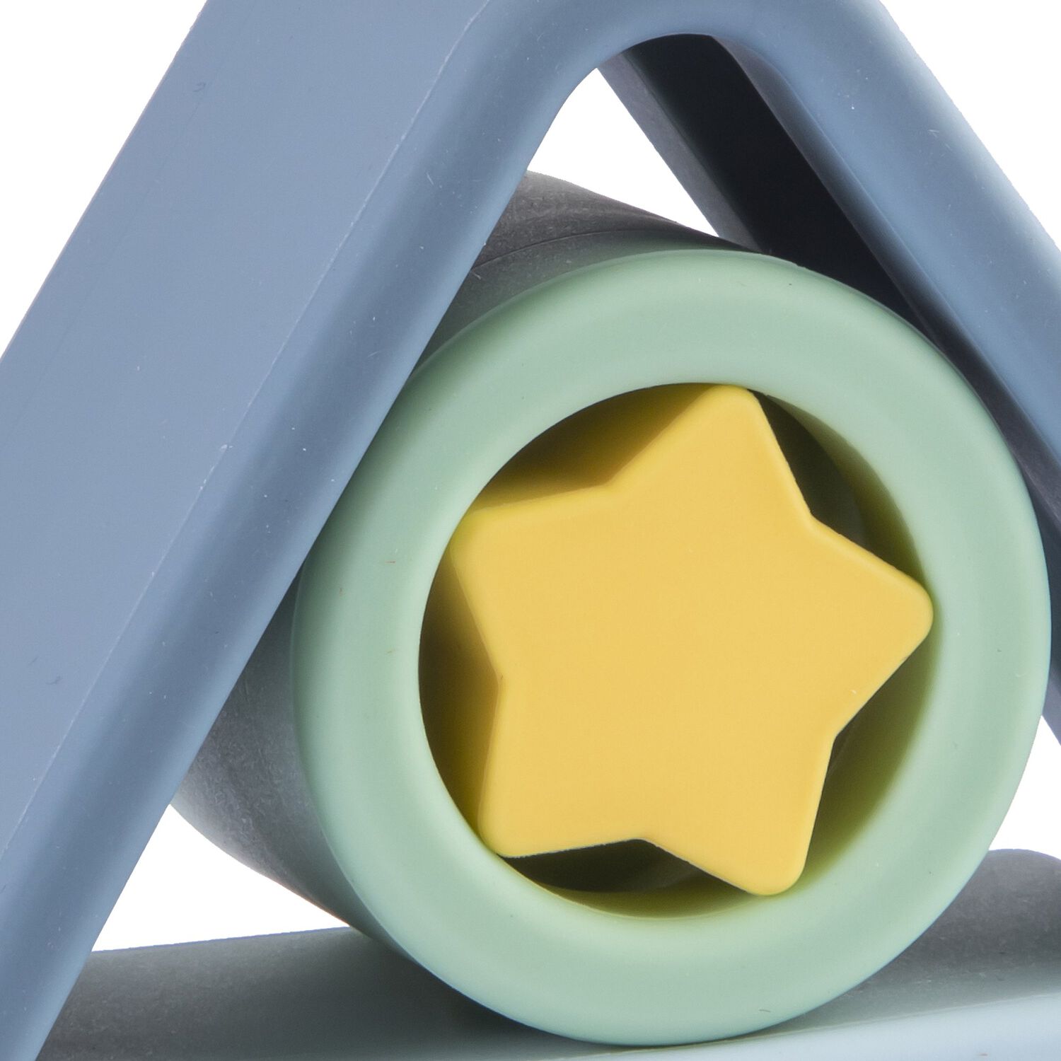 Juguete Montessori Geometria Silicona Azul image number 1.0
