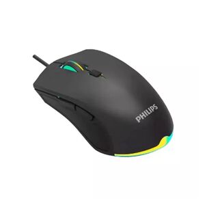 Mouse Gamer Usb 6 Botones Negro Spk9404 G404 Philips