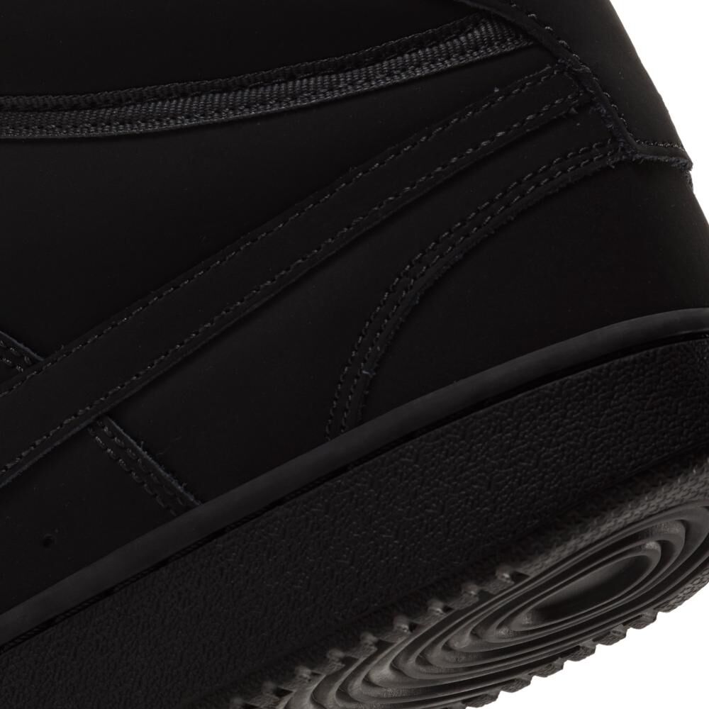 Zapatilla Urbana Hombre Nike Court Vision Mid Negro image number 5.0