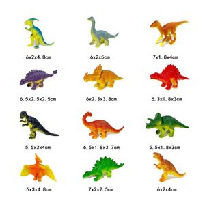 Juguete Set Dinosaurios 28pzas Con Mat 80x70cm Caja Infantil