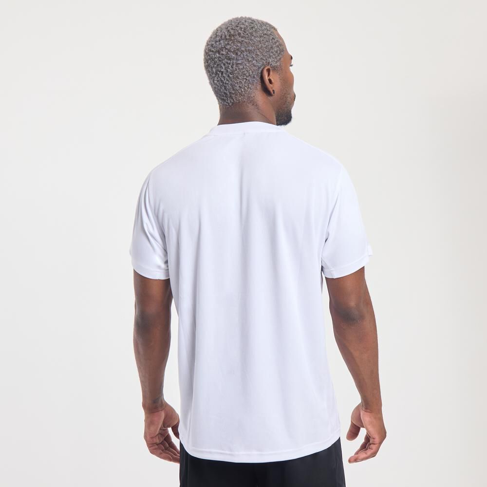 Polera Deportiva Lisa Manga Corta Cuello Redondo Hombre Pro Soccer image number 3.0