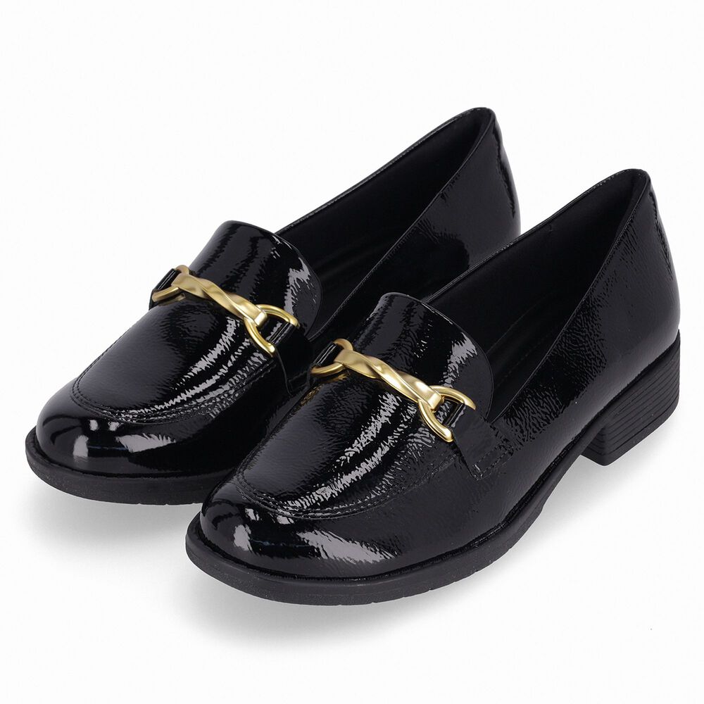 Mocasin Mujer Negro/charol Leci Piccadilly image number 2.0