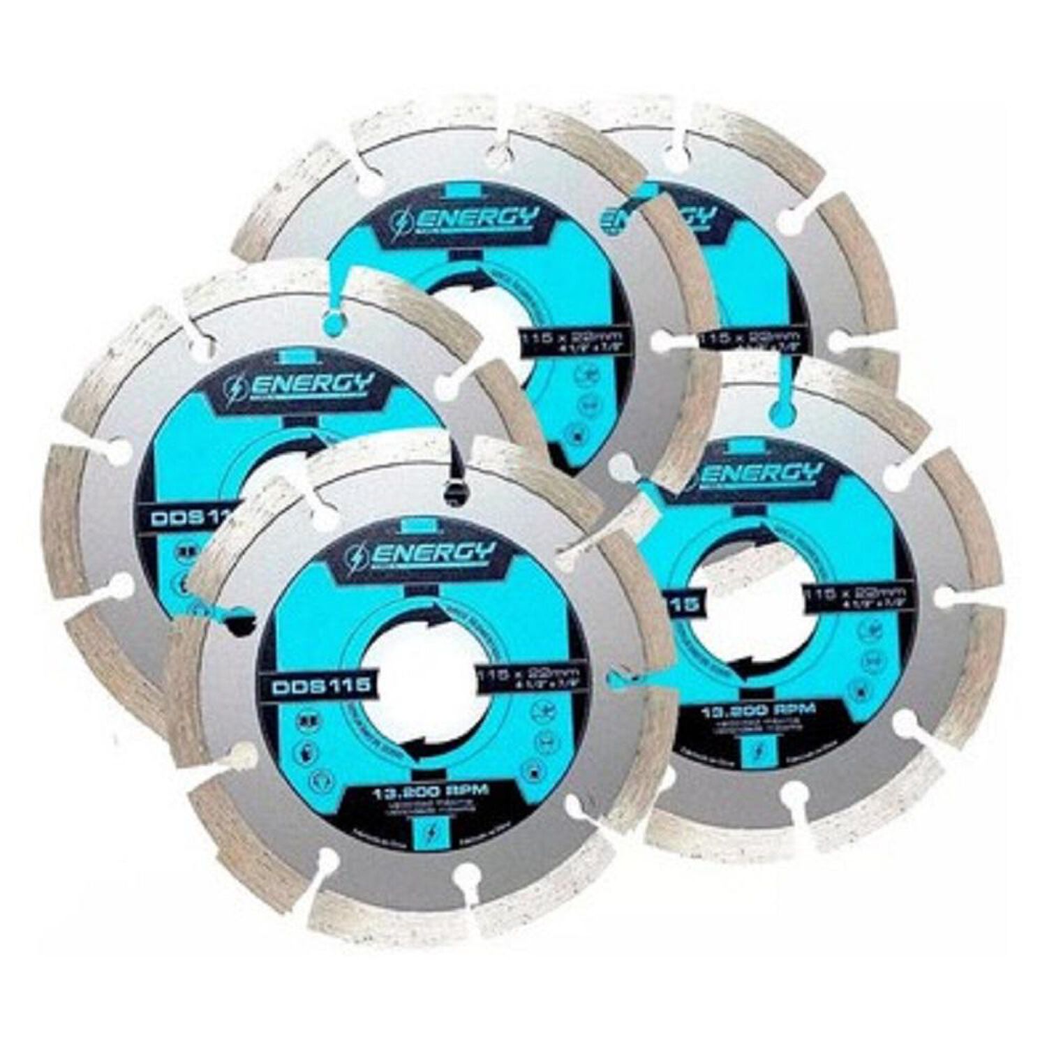 Disco Diamantado Segmentado 4 1/2 X 7/8" image number 1.0