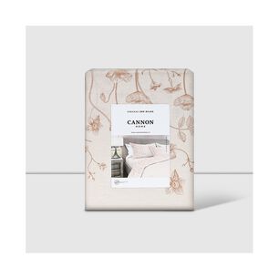 Cn - Juego De S&aacute;banas 200h 60% Algod&oacute;n Estampado Elisse 1.5