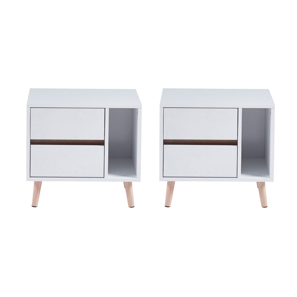 Pack De 2 Veladores Nordic Elegance Blanco image number 0.0