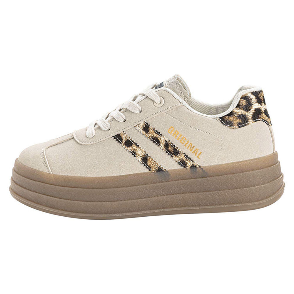 Zapatilla Lesser Beige Print Alquimia image number 1.0