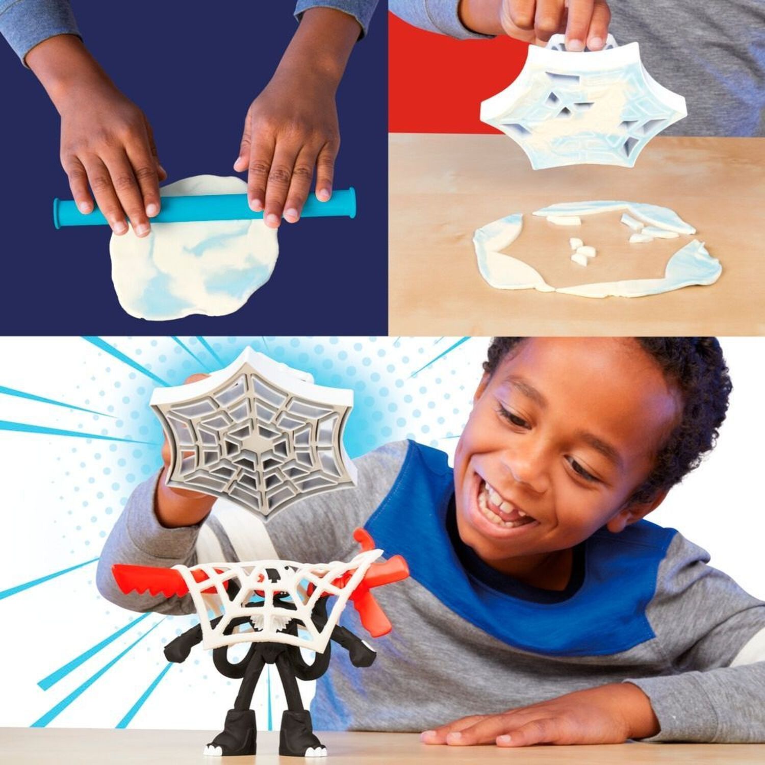 Set De Masas Play-doh Spider-man Lanza Y Atrapa image number 7.0