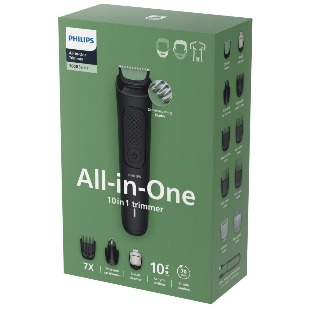 Máquina De Afeitar Multigroom Philips MG3931/15 image number 1.0