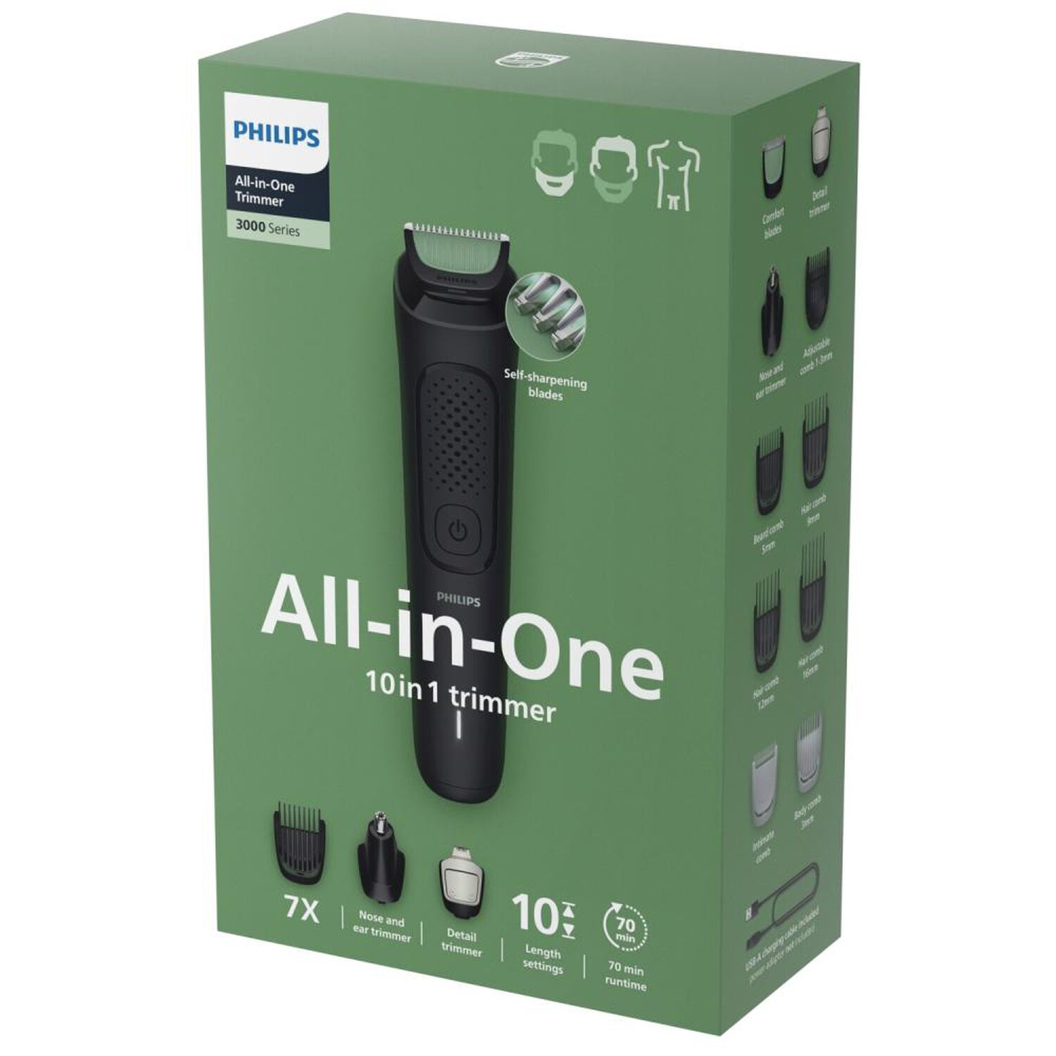 M&aacute;quina De Afeitar Multigroom Philips MG3931/15 image number 1.0
