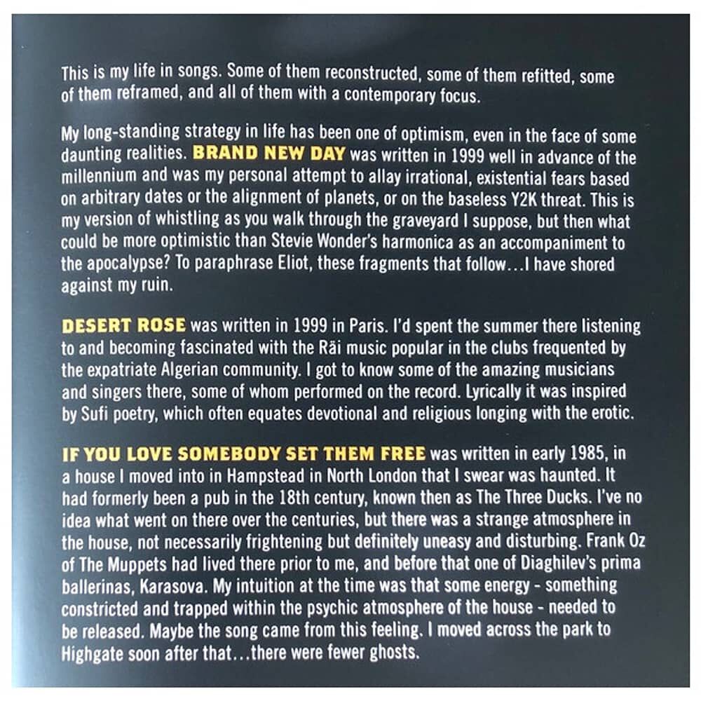 Sting - My Songs (digipack) | Cd image number 6.0