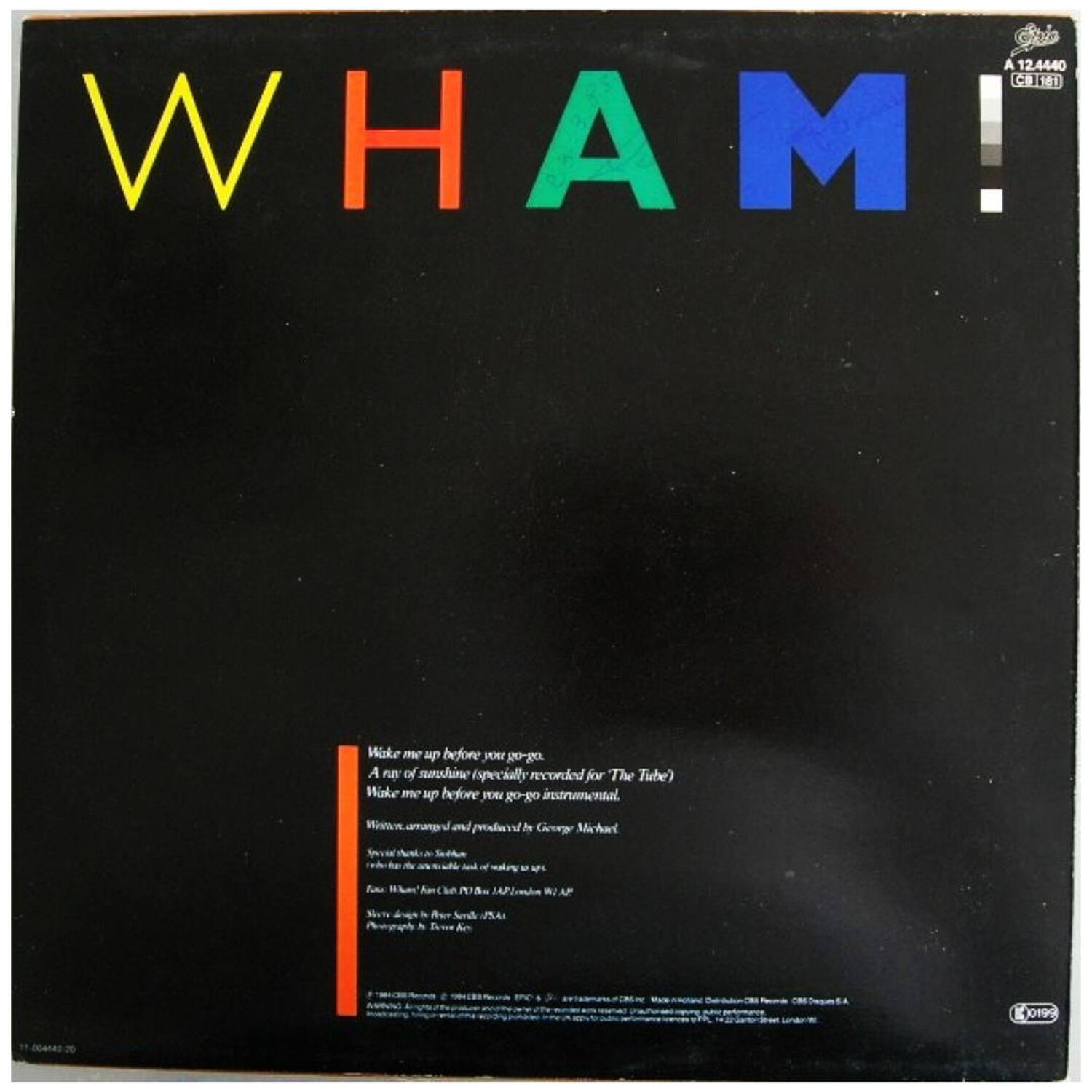 Wham - Wake Me Up Before You Go-go | 12" Maxi Single Usado image number 1.0