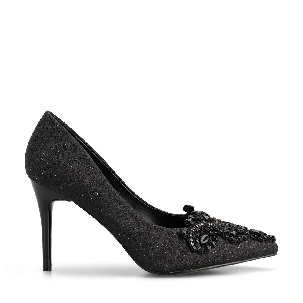 Zapato Taco Alto Negro Fiesta Ghe13 Weide image number 0.0