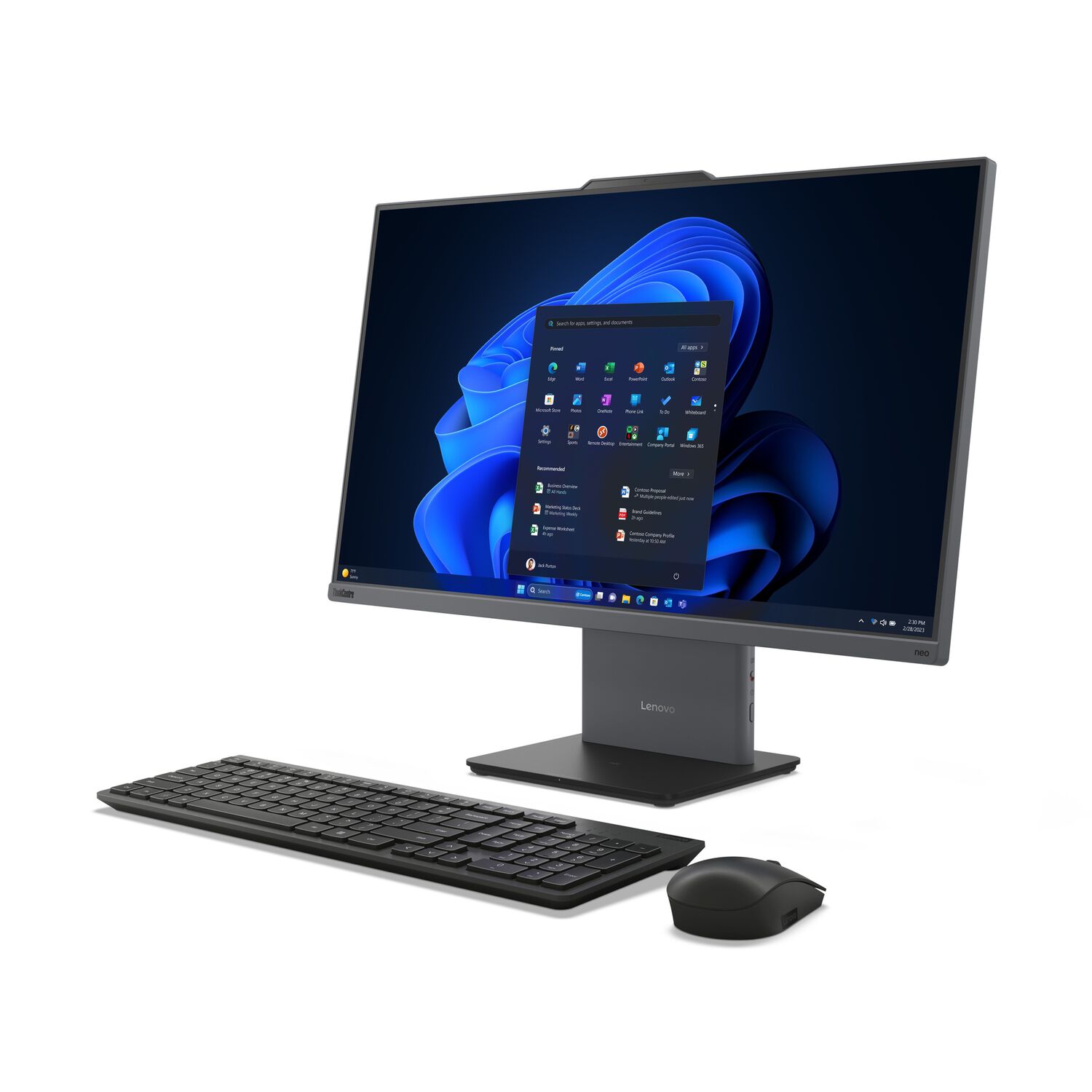 Aio Thinkcentre Neo 50a 5ta Gen Intel Core I7 16gb Ram 512gb Ssd 27'' W11 Pro image number 0.0