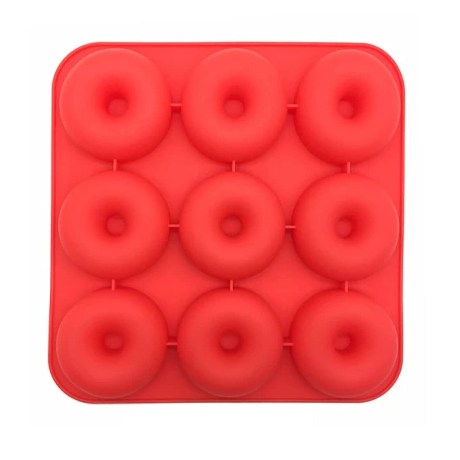 Moldes De Silicona Para Donas Rojo image number 0.0