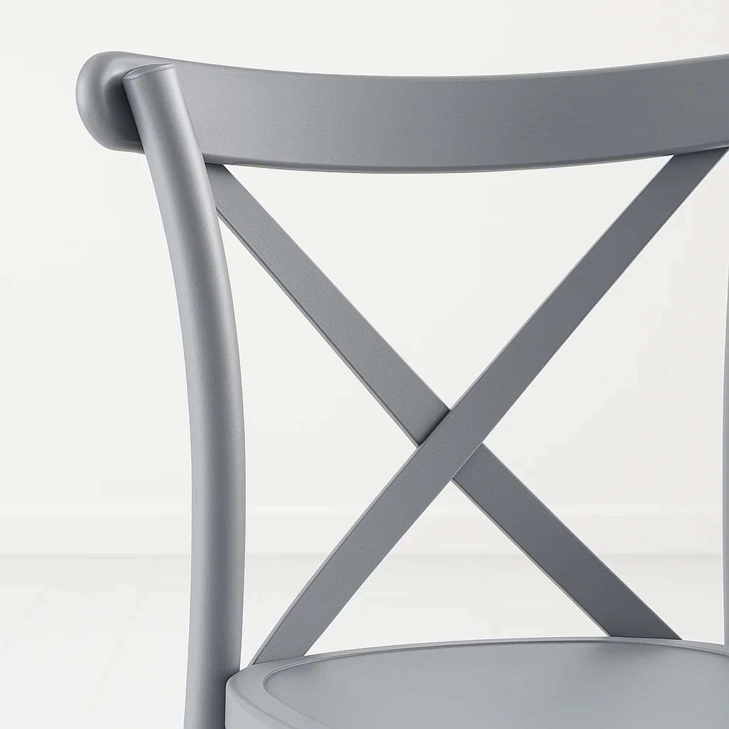 Silla Crossback Danubio De Terraza Exterior O Comedor - Gris image number 5.0