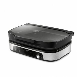Parrilla El&eacute;ctrica 2400w Ahumador Infusor Hd6212/90 Philips