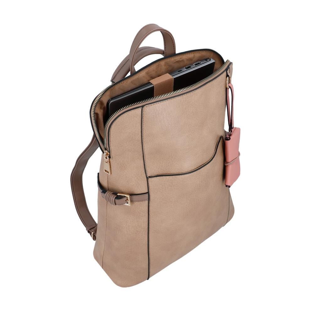 Mochila Notebook Secret Zamora St6 Beige 15" image number 3.0