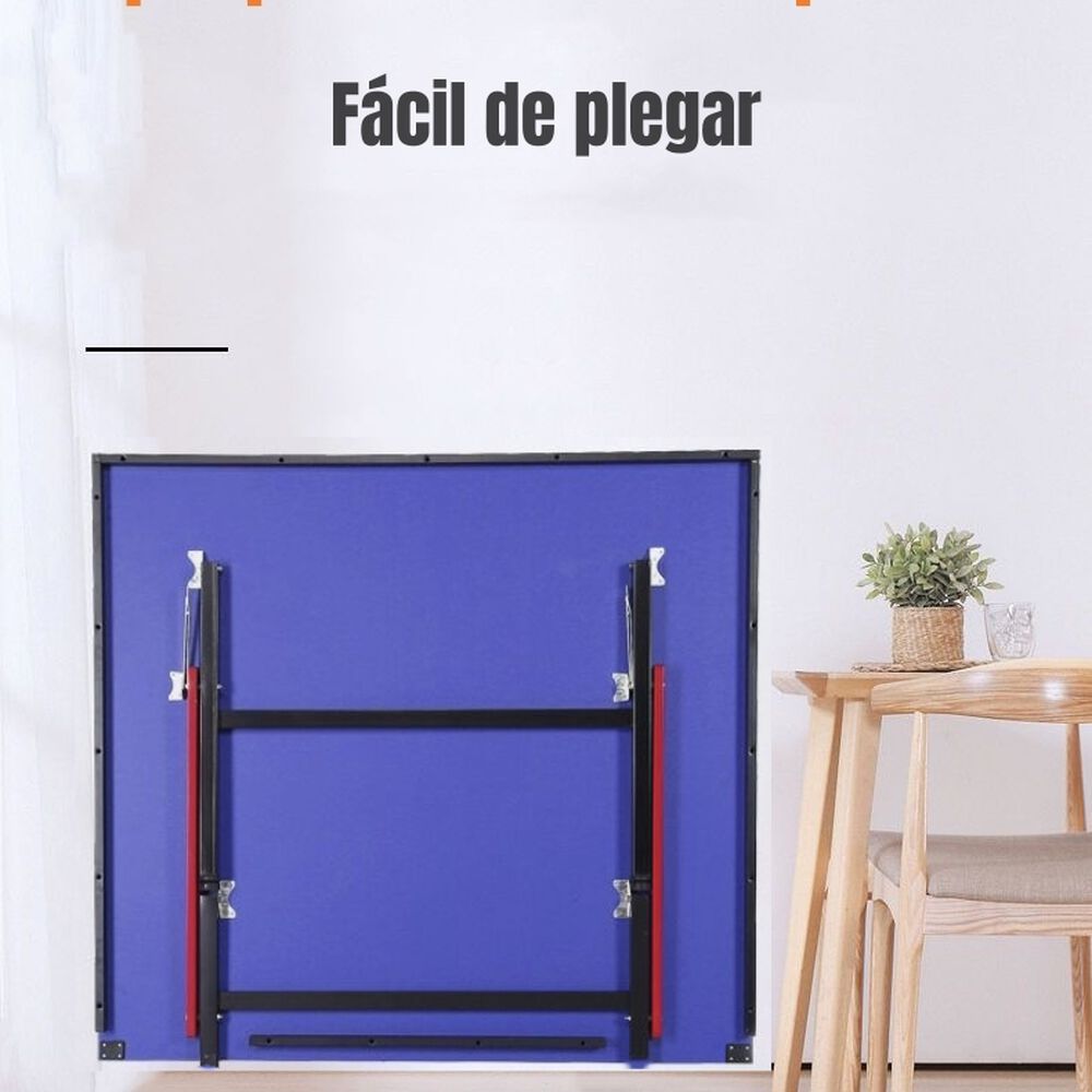 Mesa De Ping Pong Profesional Plegable 274cm By Lubabycas image number 4.0