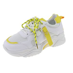 Zapatilla Blanco/amarillo Via Franca Art. 5zb19012wye
