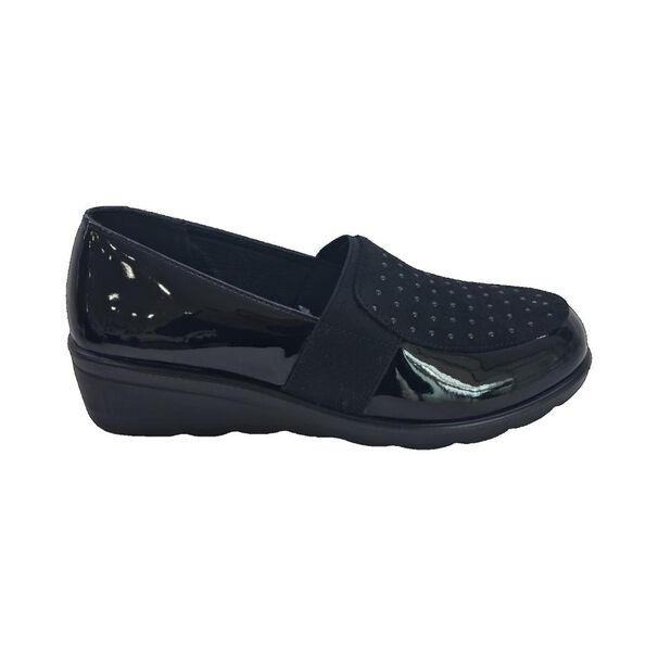 Mocas&iacute;n Mujer New Walk Negro