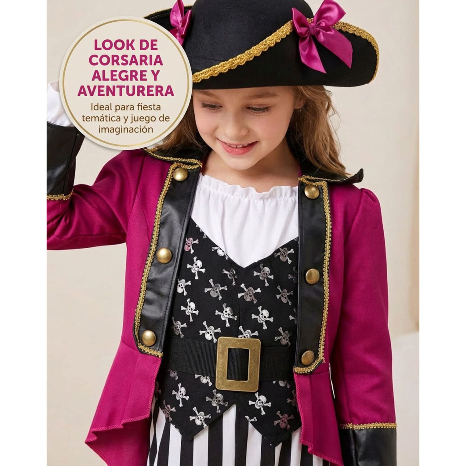 Disfraz Cosplay Pirata Corsario Piratas Infantiles Todos Ni&ntilde;o image number 18.0