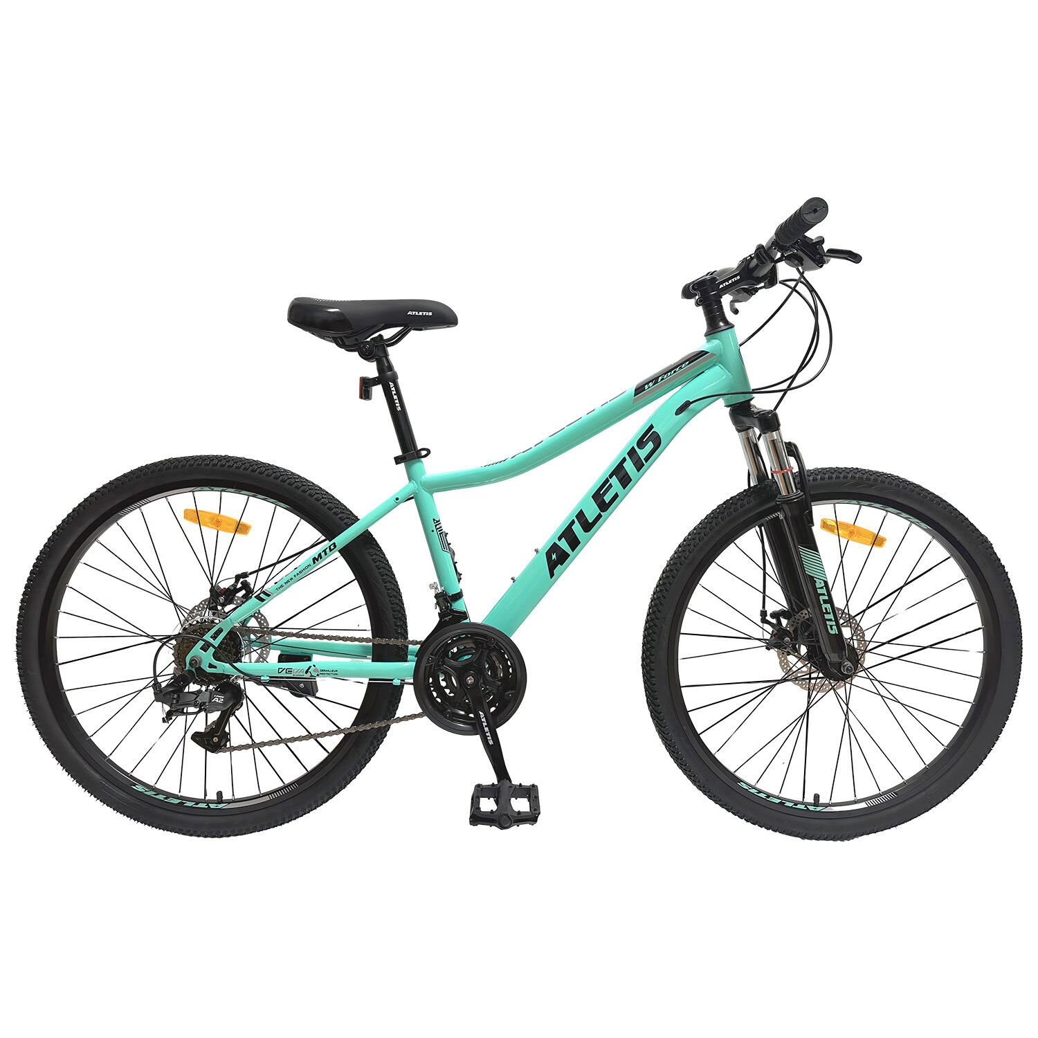Bicicleta Mountain Bike W Force 26" Mujer Atletis Turquesa image number 0.0