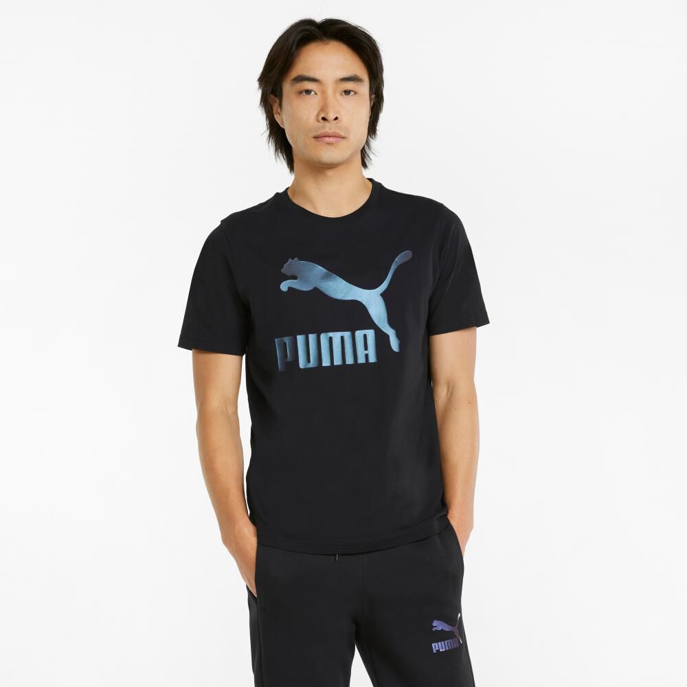 Polera Manga Corta Hombre Classics Logo Puma image number 2.0