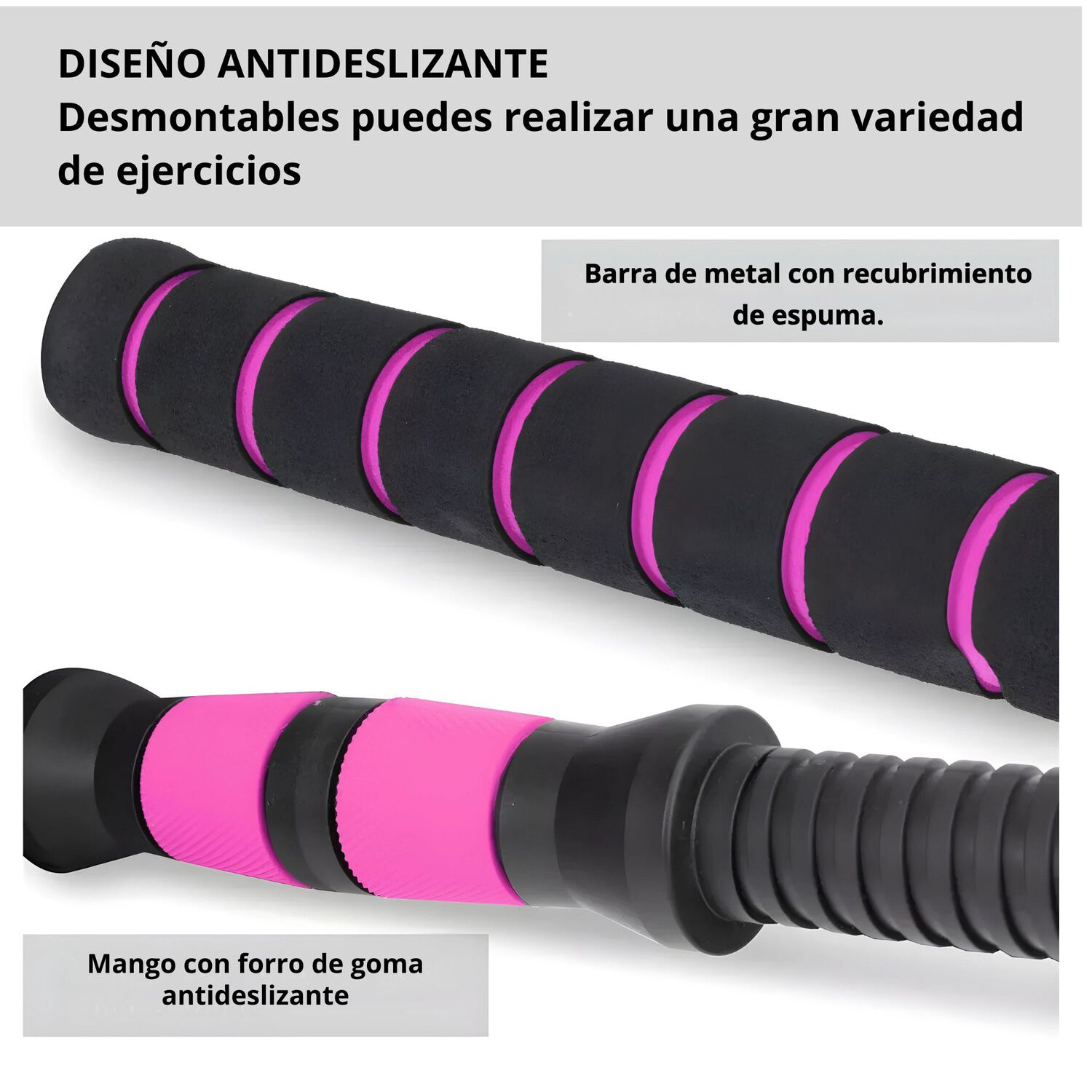 Mancuernas 40 Kg Barra Ajustables 3 En 1 image number 3.0