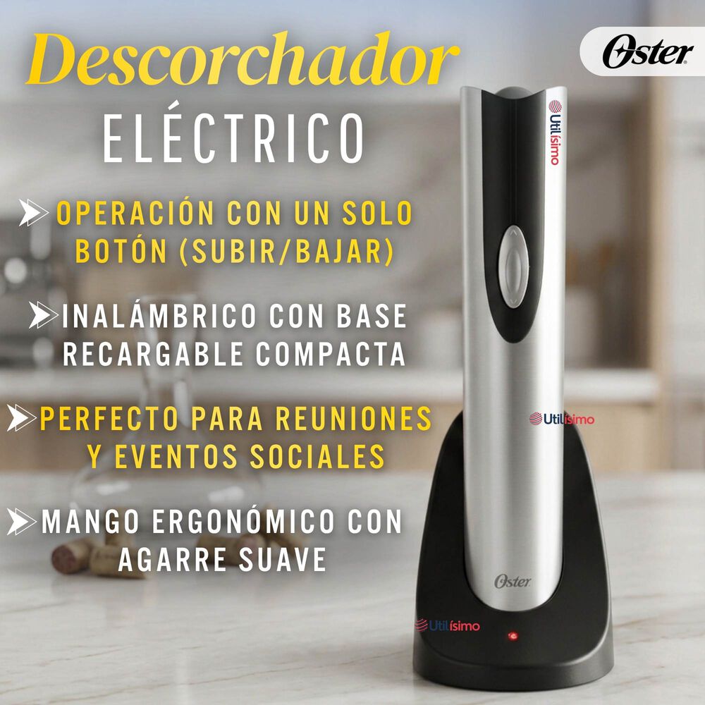 Descorchador El&eacute;ctrico Oster 4207 image number 2.0