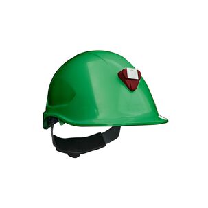 Casco Mta Abs Verde / Portalampara