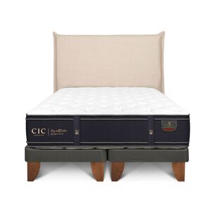Cama Europea Cic Grand Premium / Super King / Base Dividida + Respaldo
