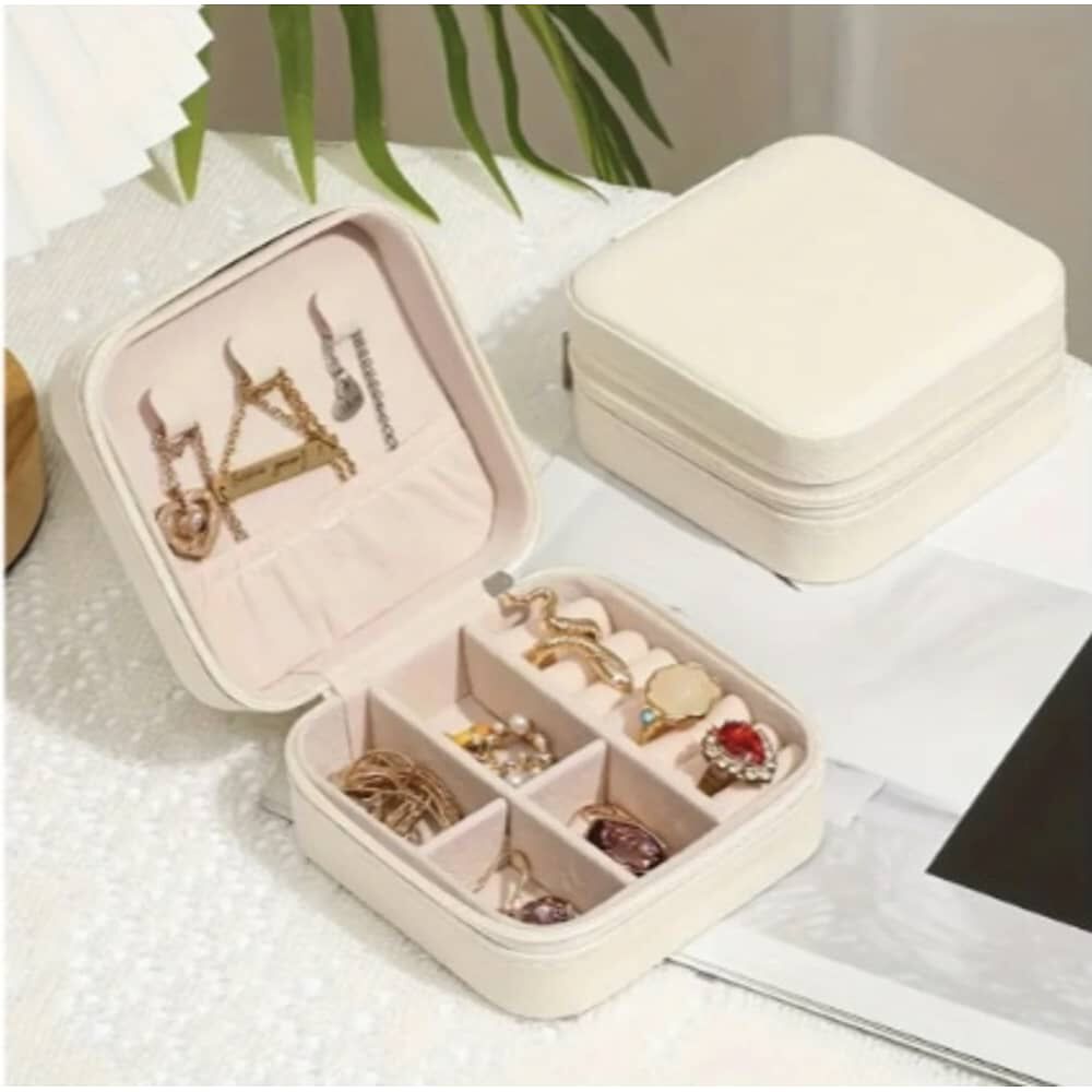 Joyero Estuche Organizador - Crema image number 2.0