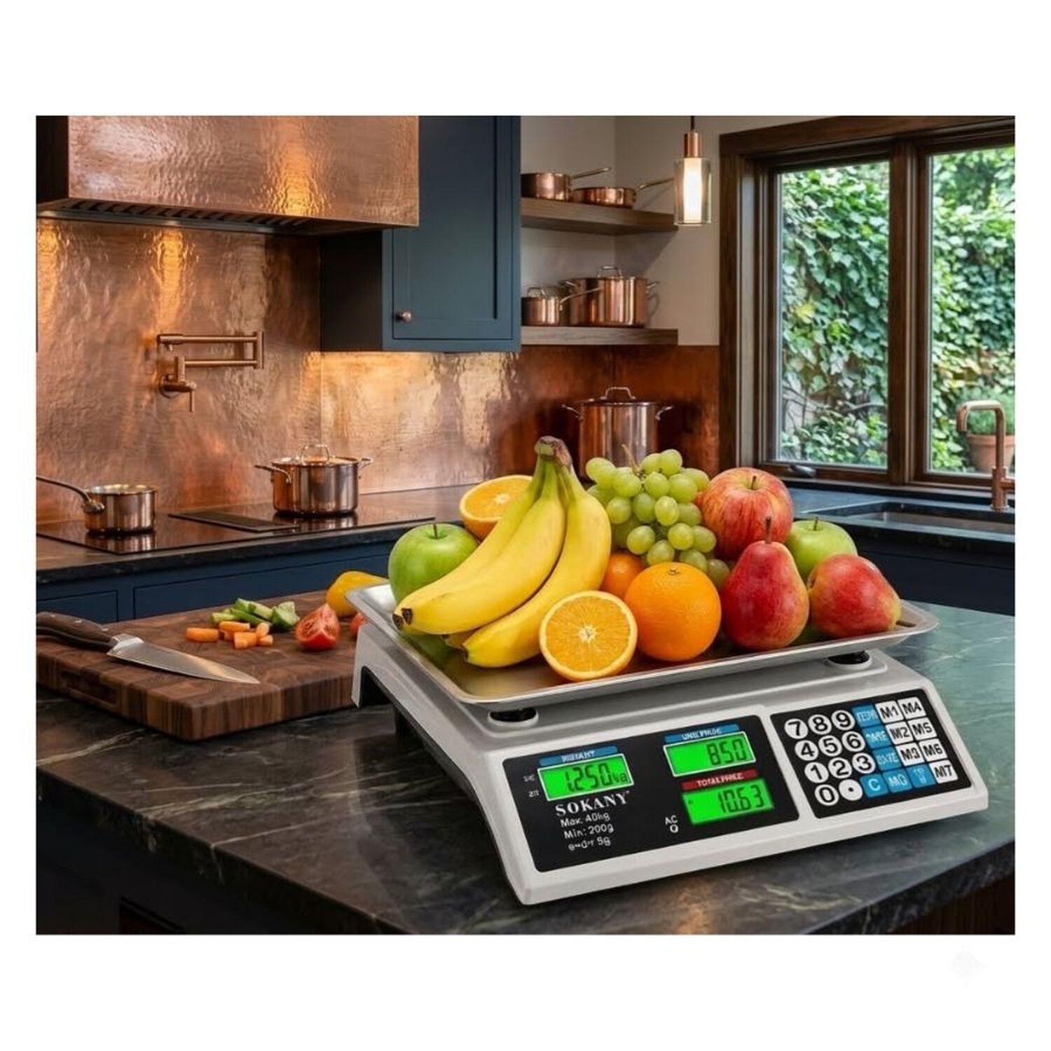 Balanza Digital Comercial 40kg Con Bateria image number 3.0