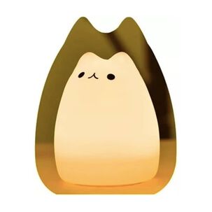 Lampara Silicona Gatito Multiples Colores Espanta Cuco