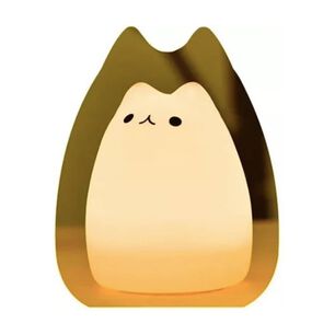 Lampara Silicona Gatito Multiples Colores Espanta Cuco