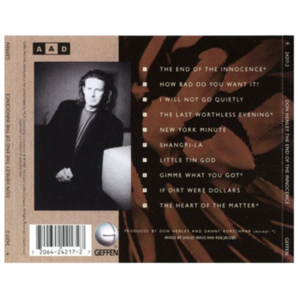 Don Henley - The End Of Innocence | Cd image number 1.0
