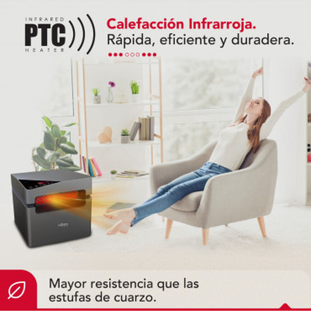 Estufa Electrica Infrarroja Thor Silver 1500 Wifi image number 3.0