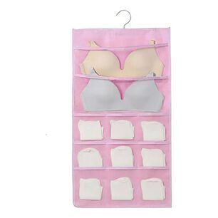Organizador Colgante Ropa Interior Rosa 5 Niveles